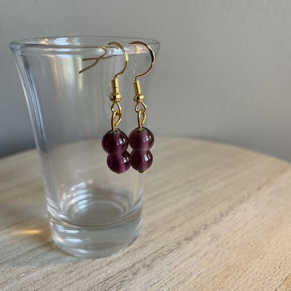 Cybele Beaded Earrings boho chic handmade casual gold silver delicate lightweigh - Picture 1 of 1